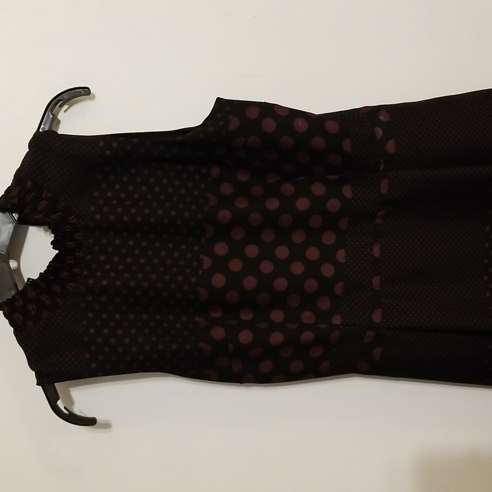 Who What Wear polka dot dress